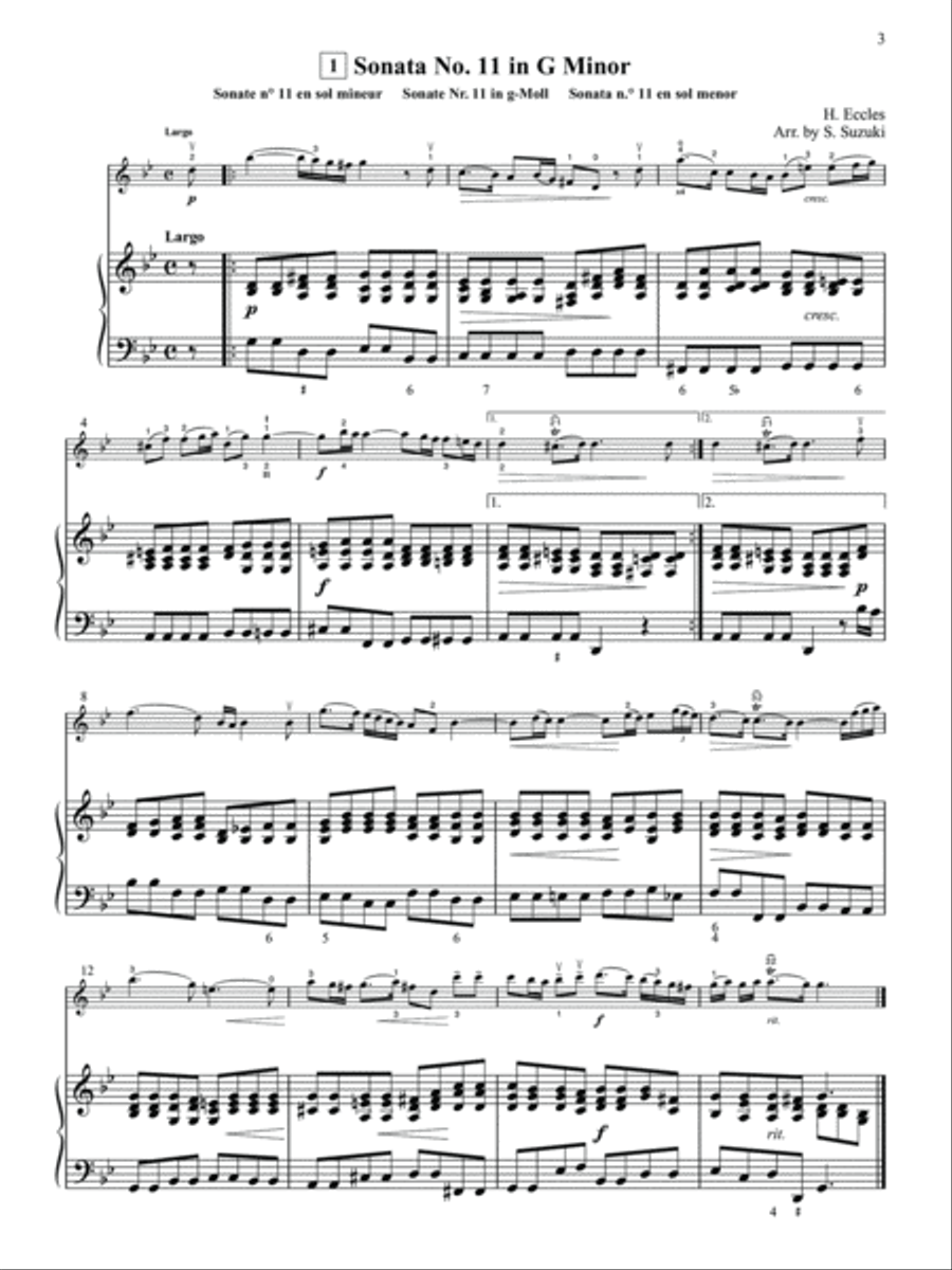 Suzuki Violin School, Volume 8 String Methods scores gallery preview page 3