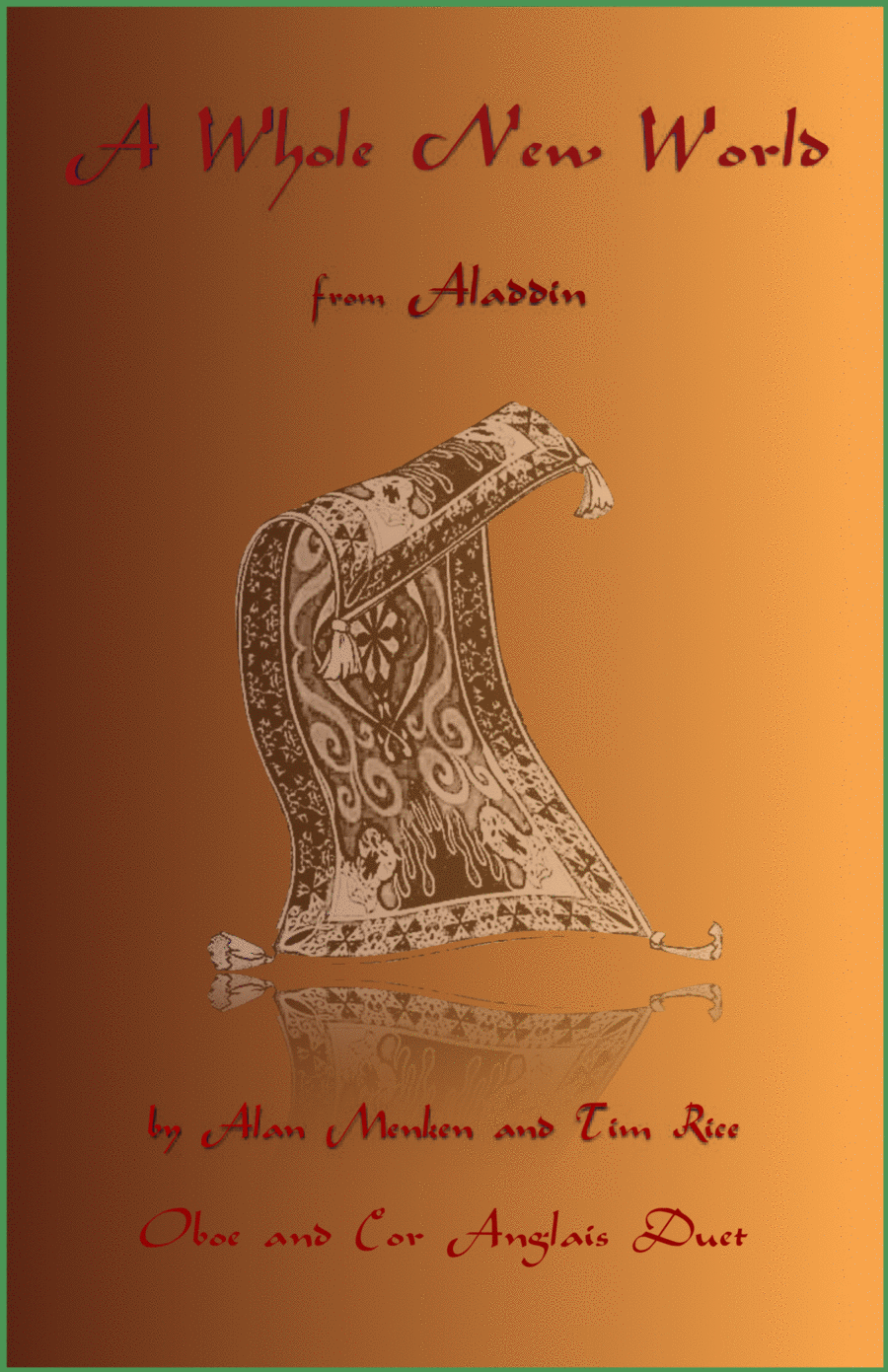 A Whole New World (aladdin's Theme) Woodwind Duet scores gallery preview page 1
