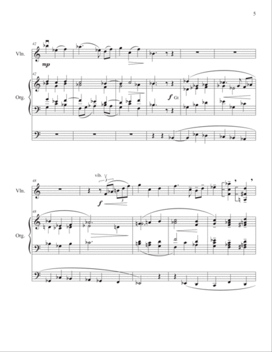 Gothic Hymn String Duet scores gallery preview page 5