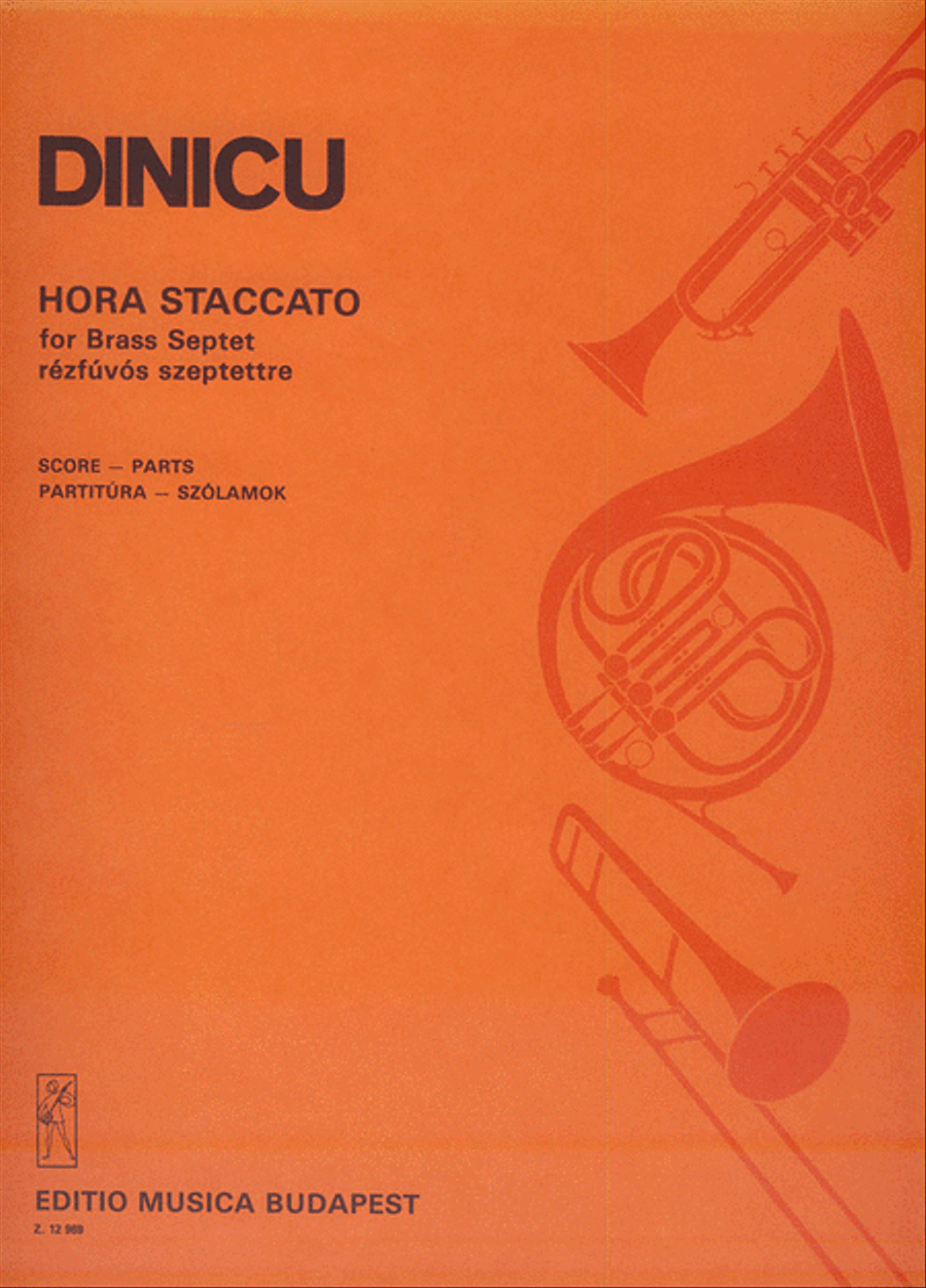 Hora Staccato für Blechbläserseptett Chamber Music scores gallery preview page 1