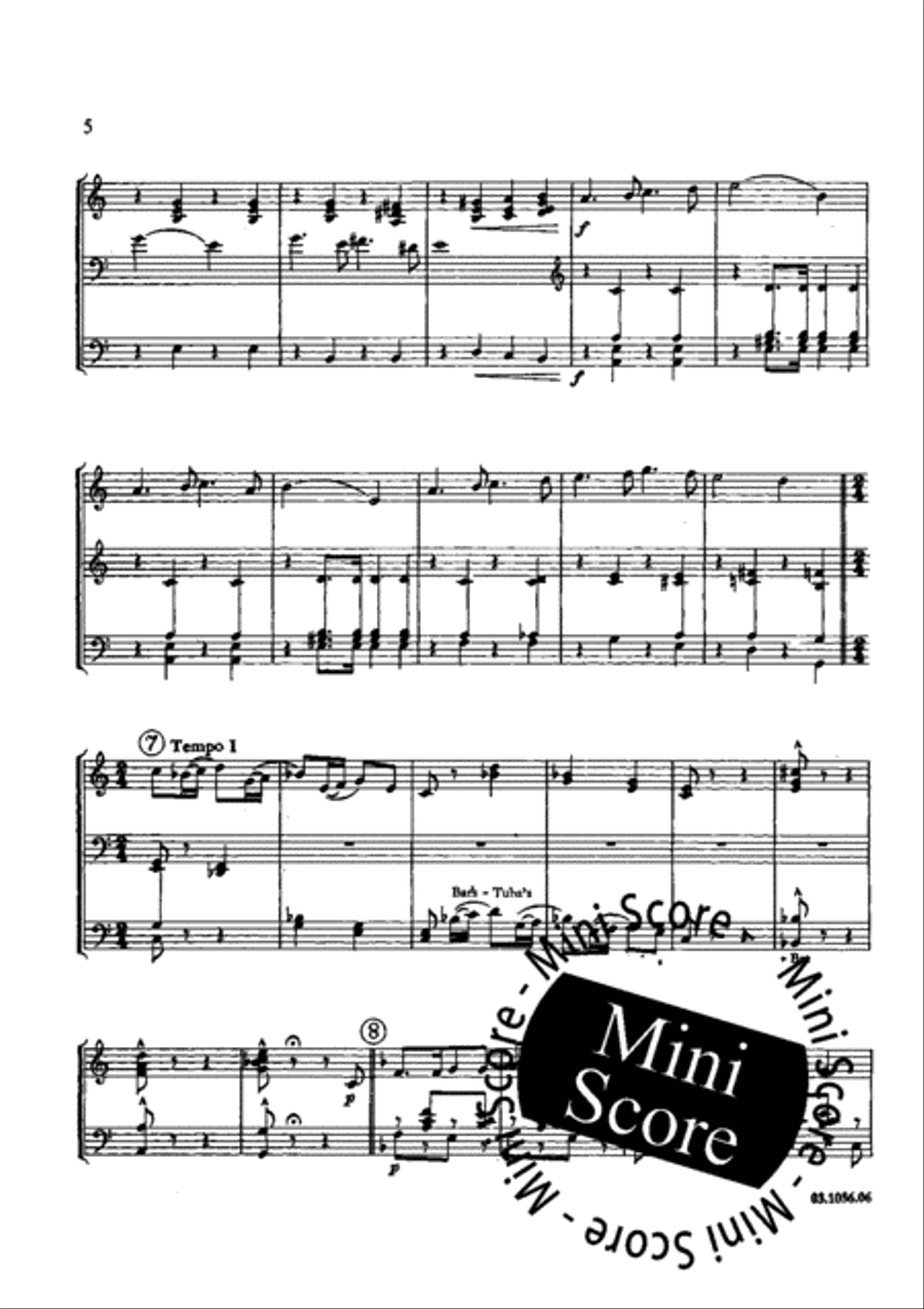 Ouverture de Chasse Concert Band scores gallery preview page 9