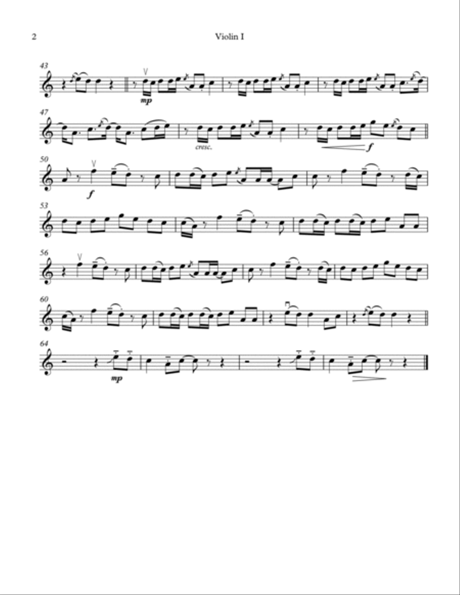 Slow Hands String Quartet scores gallery preview page 6