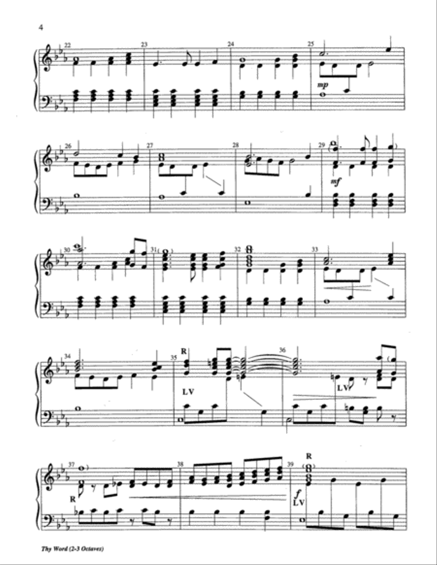 Thy Word 3-Octaves scores gallery preview page 4