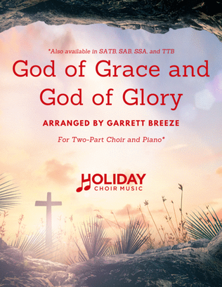 Book cover for God of Grace and God of Glory (Two-Part Choir)
