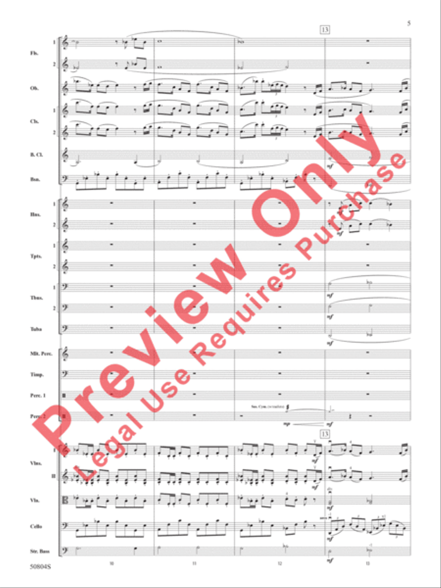 A Childhood Remembered Full Orchestra scores gallery preview page 6