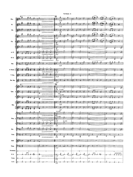 Jingle Bells Forever (Concert March): Score