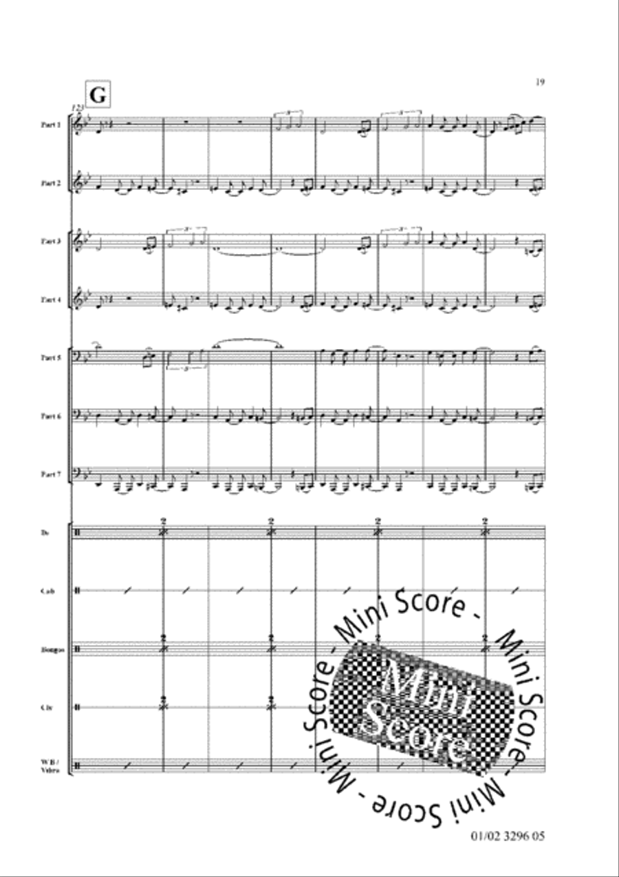 Bossa Nova Breakout! Bossa Nova Breakout! Fanfare Band scores gallery preview page 23