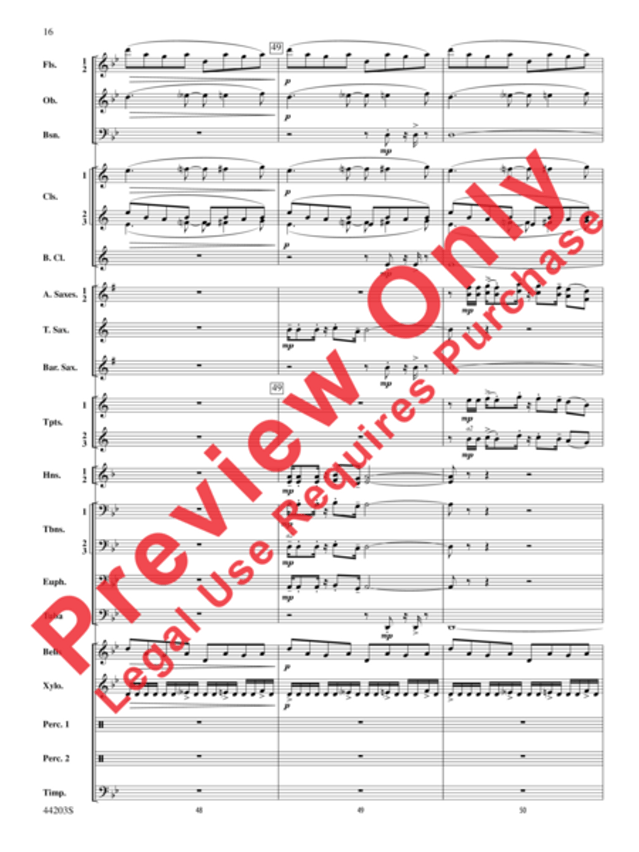 Loco Motion Concert Band scores gallery preview page 8