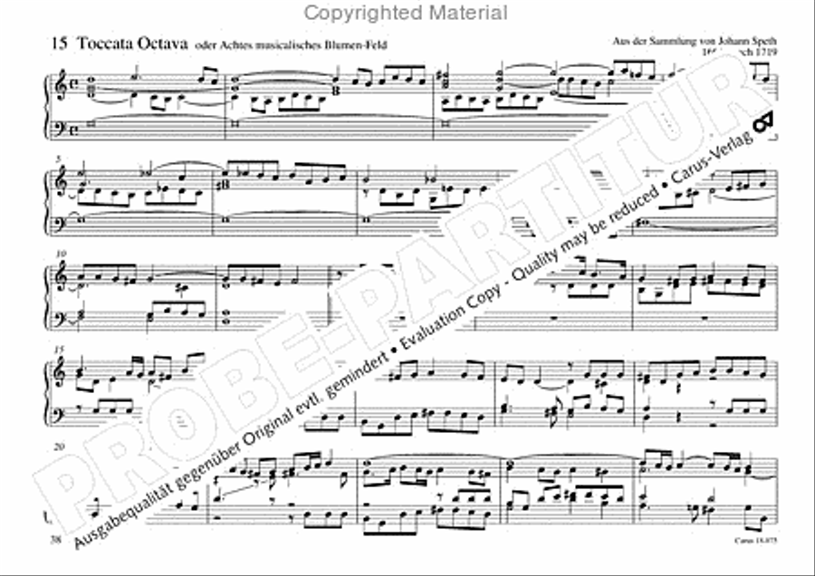 Freiburger Orgelbuch: Stammteil Organ Solo scores gallery preview page 39
