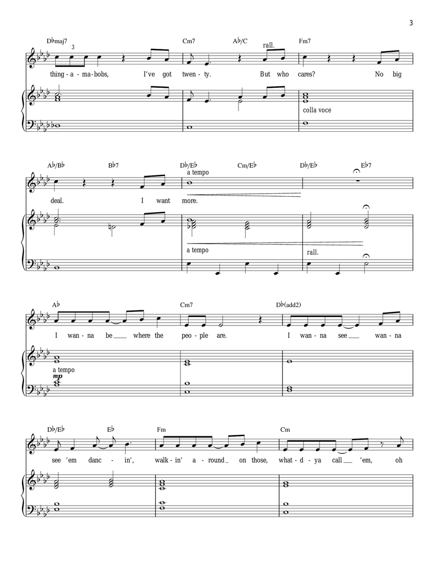 Part Of Your World (from The Little Mermaid) Piano, Vocal scores gallery preview page 3