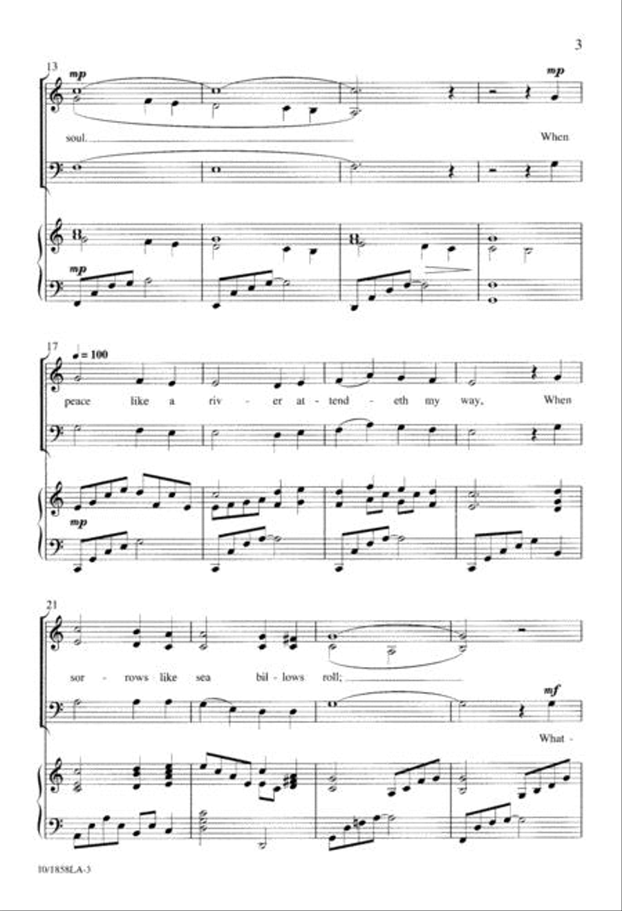 It is Well with my Soul 3-Part scores gallery preview page 3