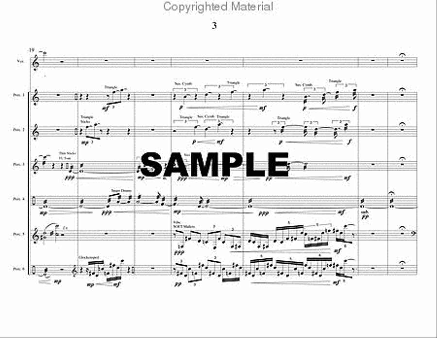 Tapas Percussion Ensemble scores gallery preview page 4