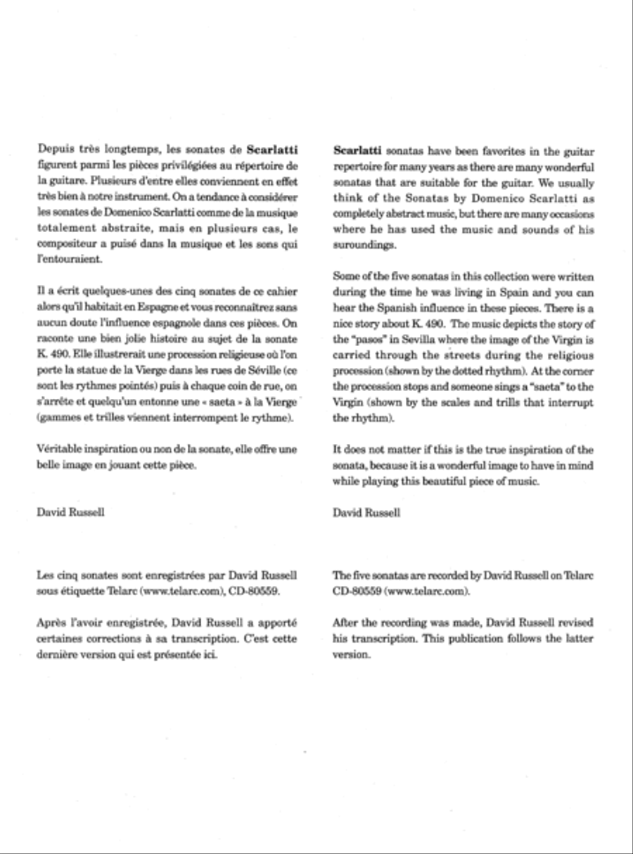 Five Sonatas Classical Guitar scores gallery preview page 3