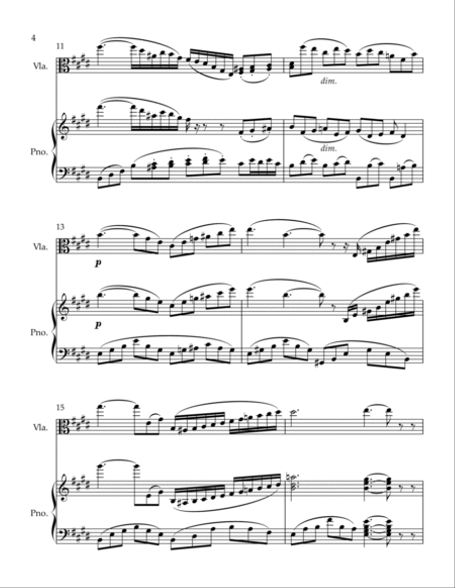 Adage Viola scores gallery preview page 4