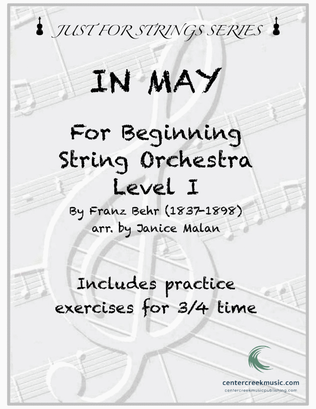 Book cover for In May for Beginning String Orchestra