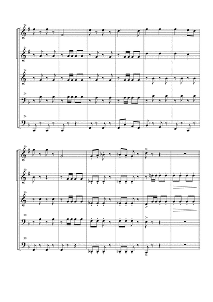 Tritsch-Tratsch Polka for Brass Quintet image number null