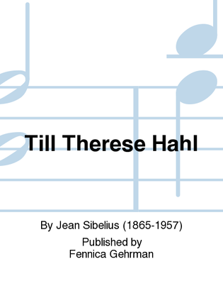 Book cover for Till Therese Hahl