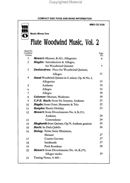 Woodwind Quintets, Volume II: Jewels for Woodwind Quintet image number null