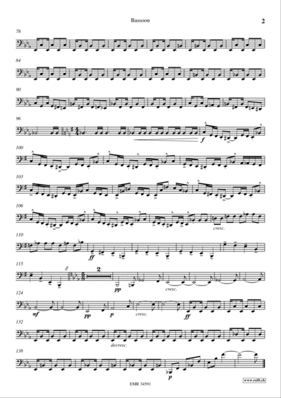 Hors-d'Oeuvre Bassoon Solo scores gallery preview page 3