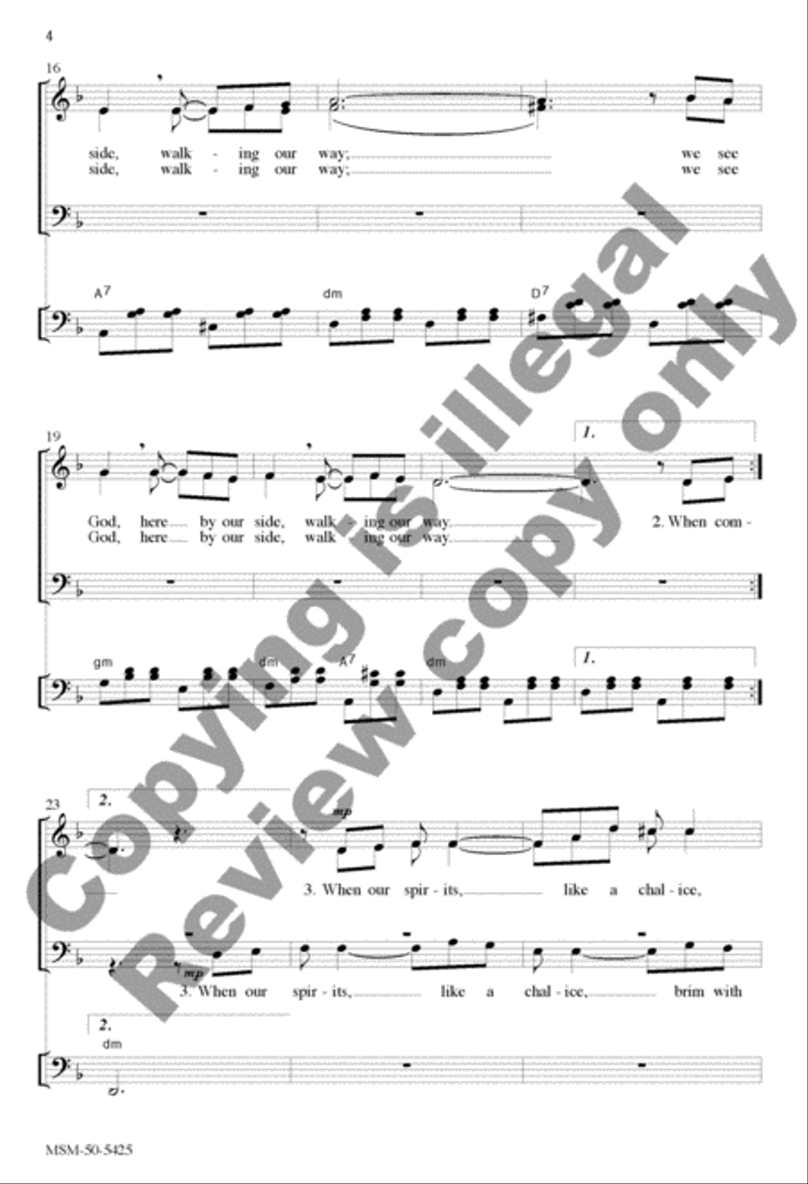 When the Poor Ones 4-Part scores gallery preview page 4