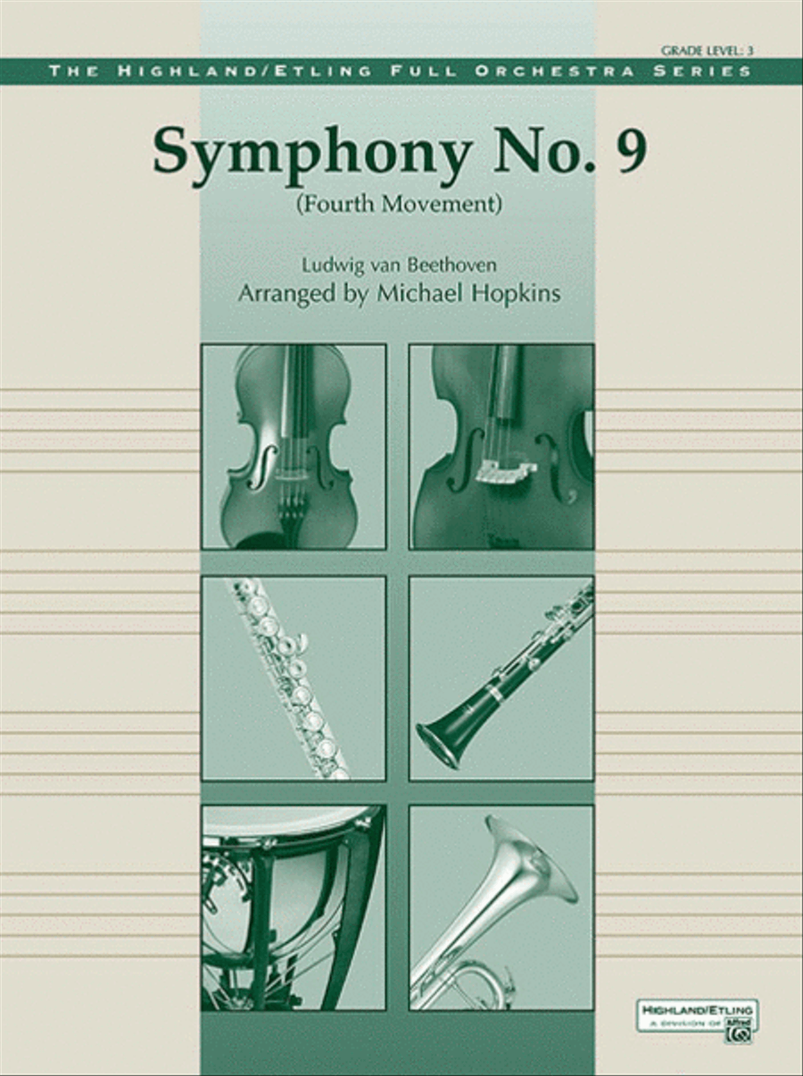 Symphony No. 9 (Fourth Movement) Full Orchestra scores gallery preview page 1