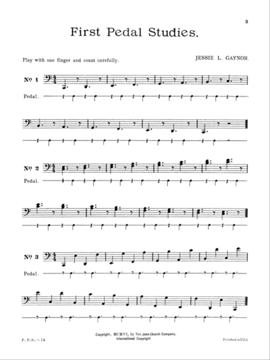 First Pedal Studies Chamber Music scores gallery preview page 2