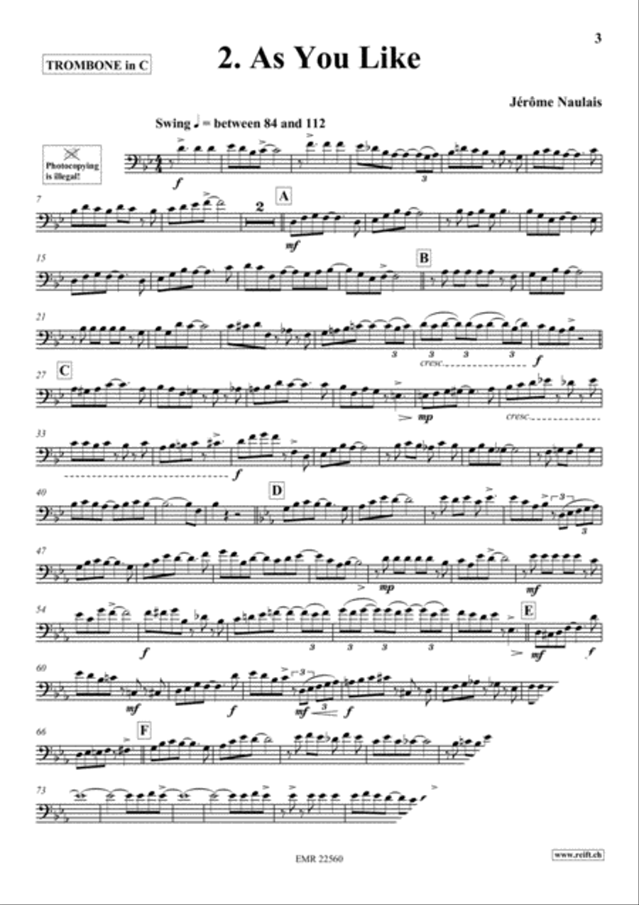 Play With Your Band Volume 1 Trombone scores gallery preview page 4