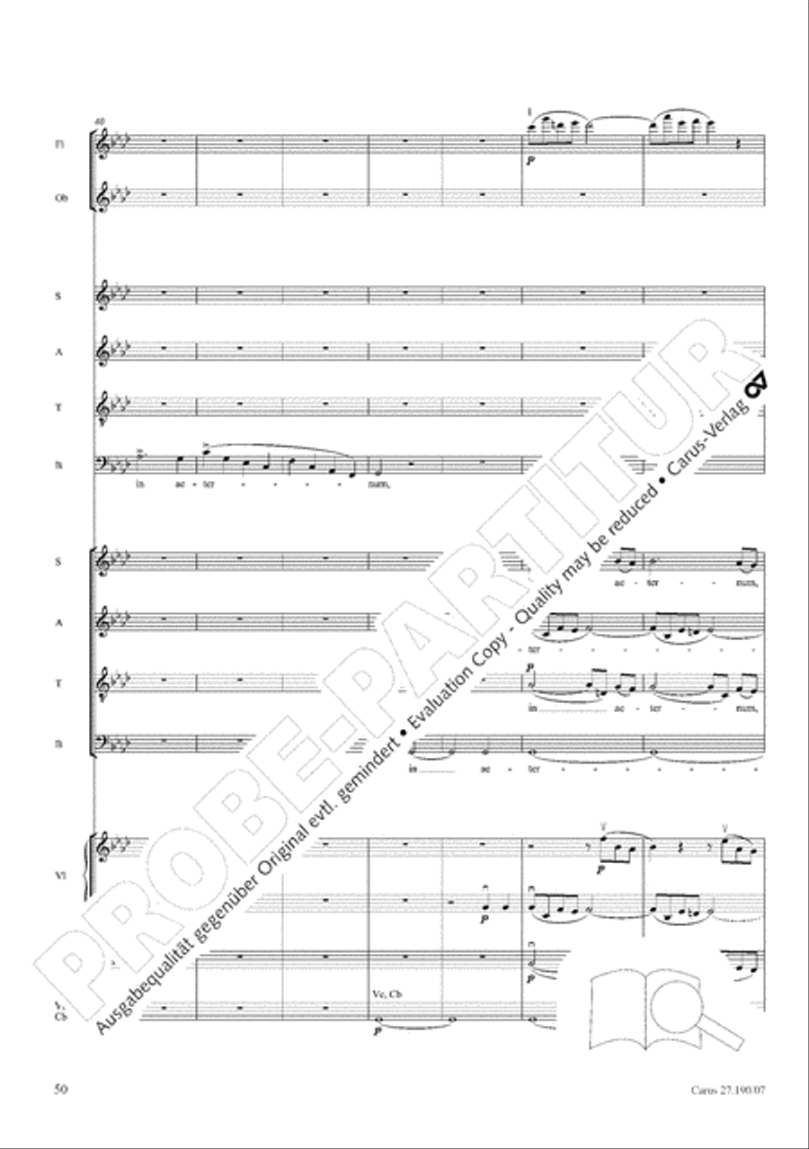 Te Deum 4-Part scores gallery preview page 58