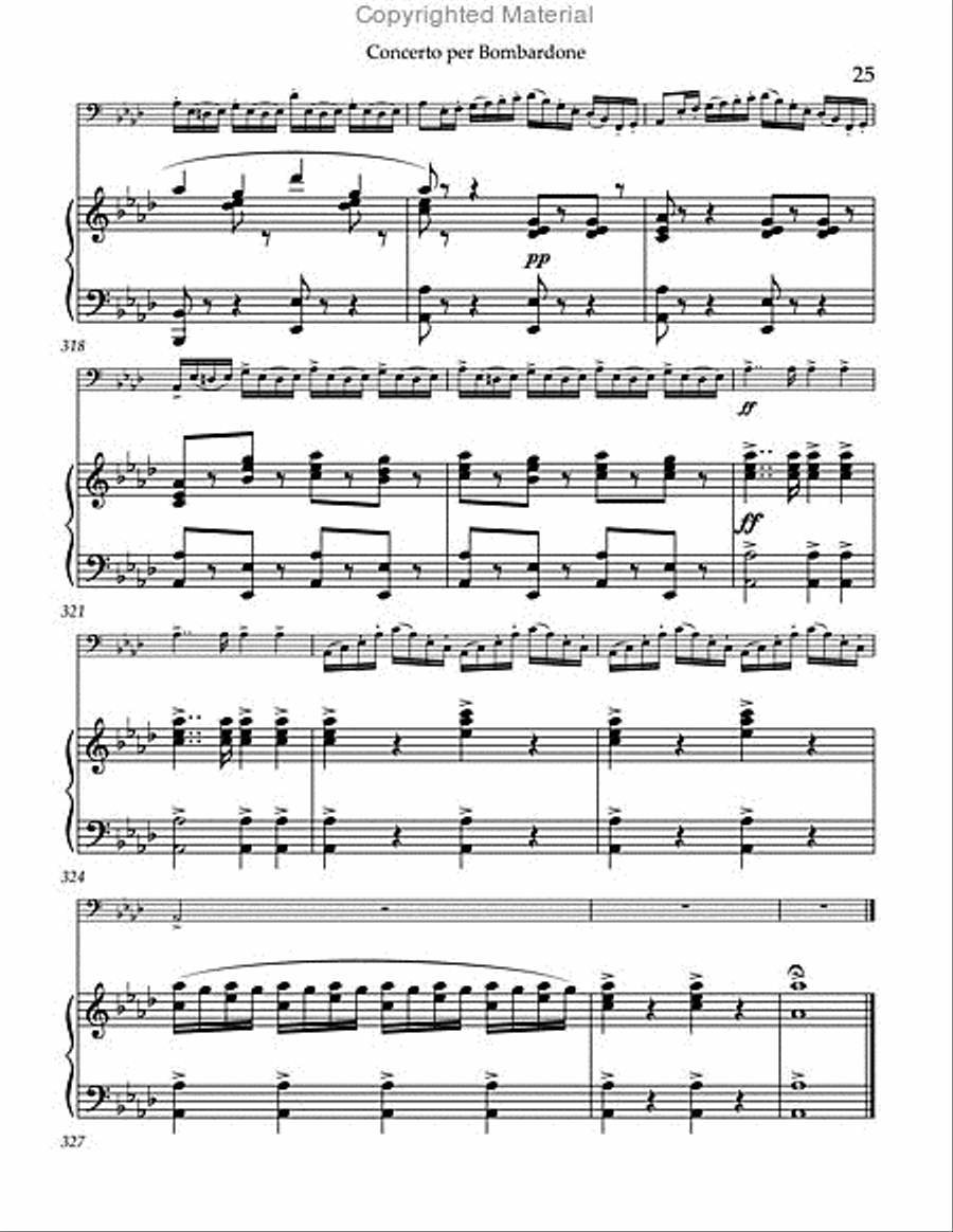 Concerto per Bombardone Concerto per Bombardone Tuba scores gallery preview page 10