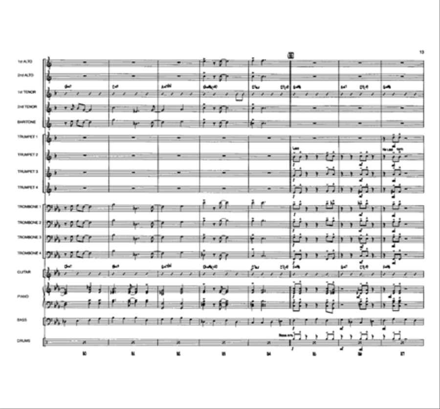 Eenie, Meenie, Minor Mode Jazz Ensemble scores gallery preview page 12
