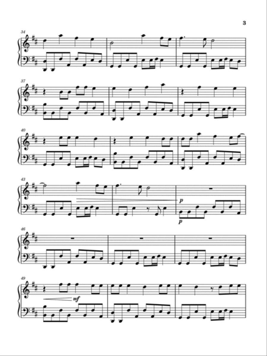 Devil Like Me Piano Solo scores gallery preview page 3