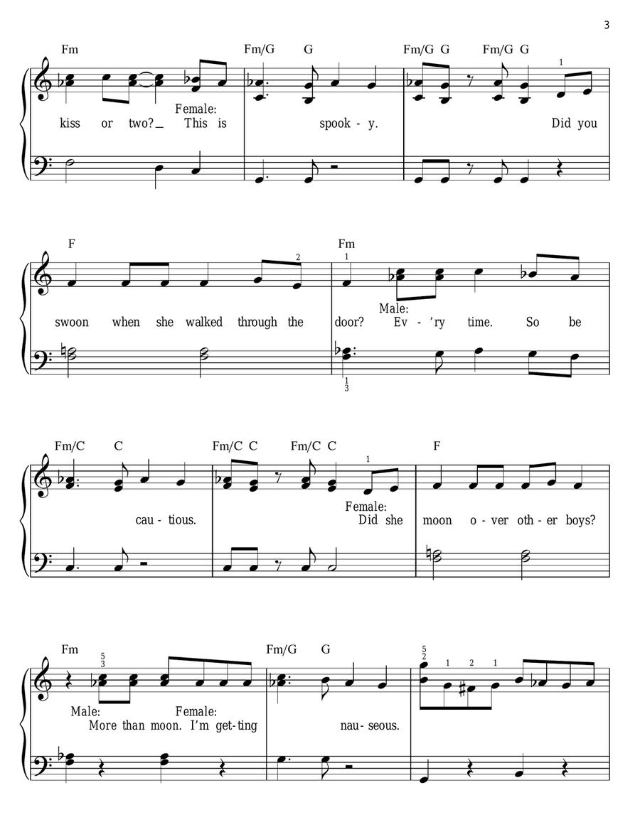 Tango: Maureen Easy Piano scores gallery preview page 3