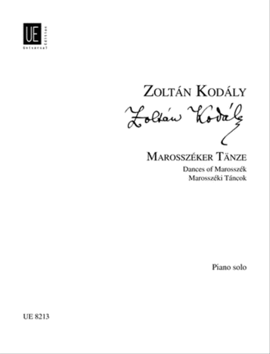 Dances of Marroszek, Piano Chamber Music scores gallery preview page 1