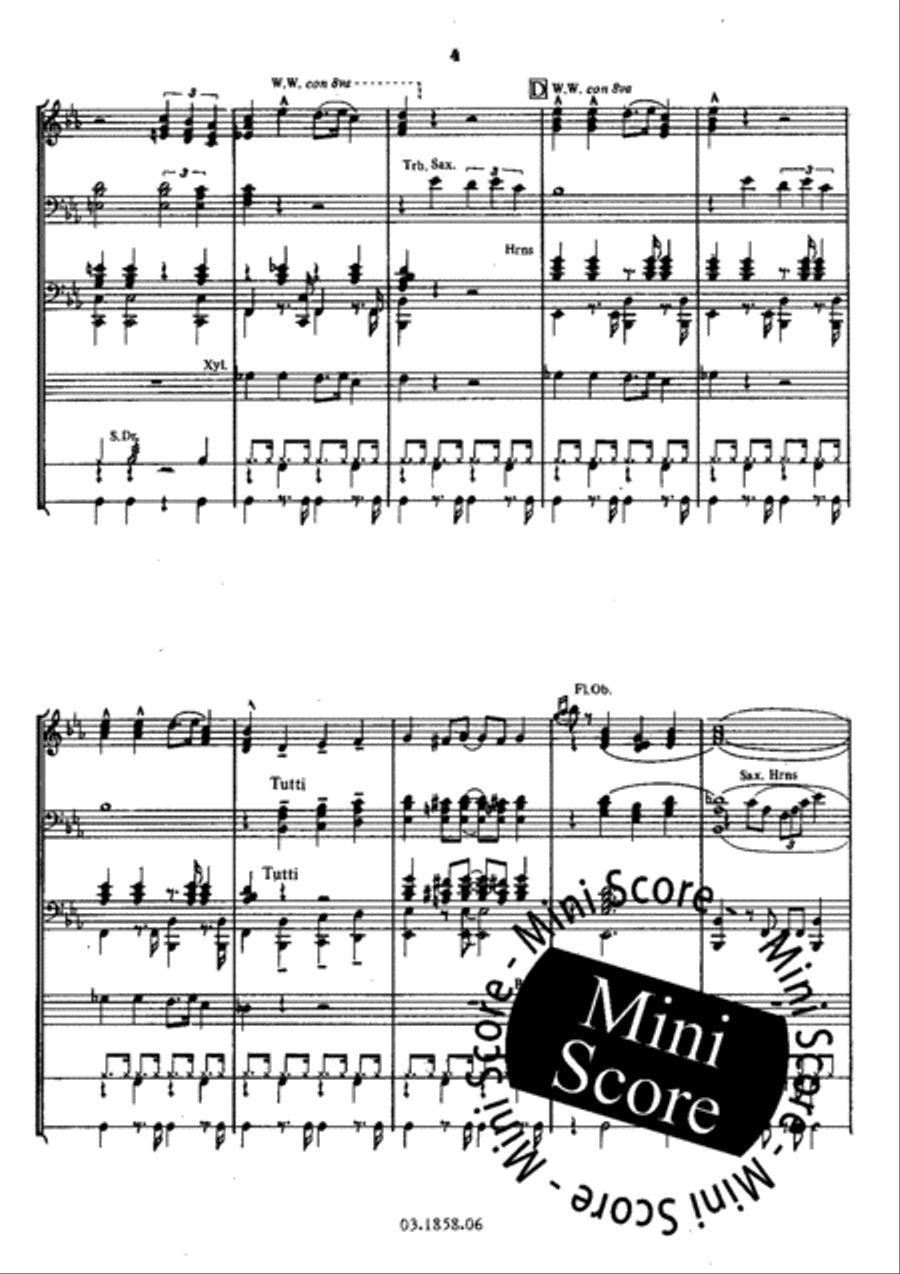 New York, New York Concert Band scores gallery preview page 8