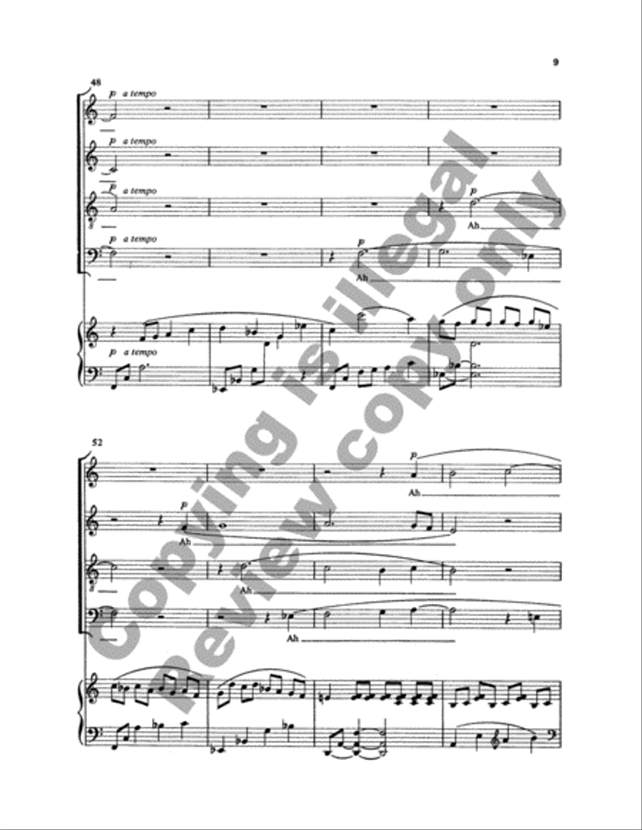 White Horses White Horses 4-Part scores gallery preview page 20