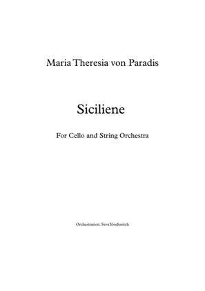 Maria Theresia von Paradis "Siciliene" for cello and string orchestra
