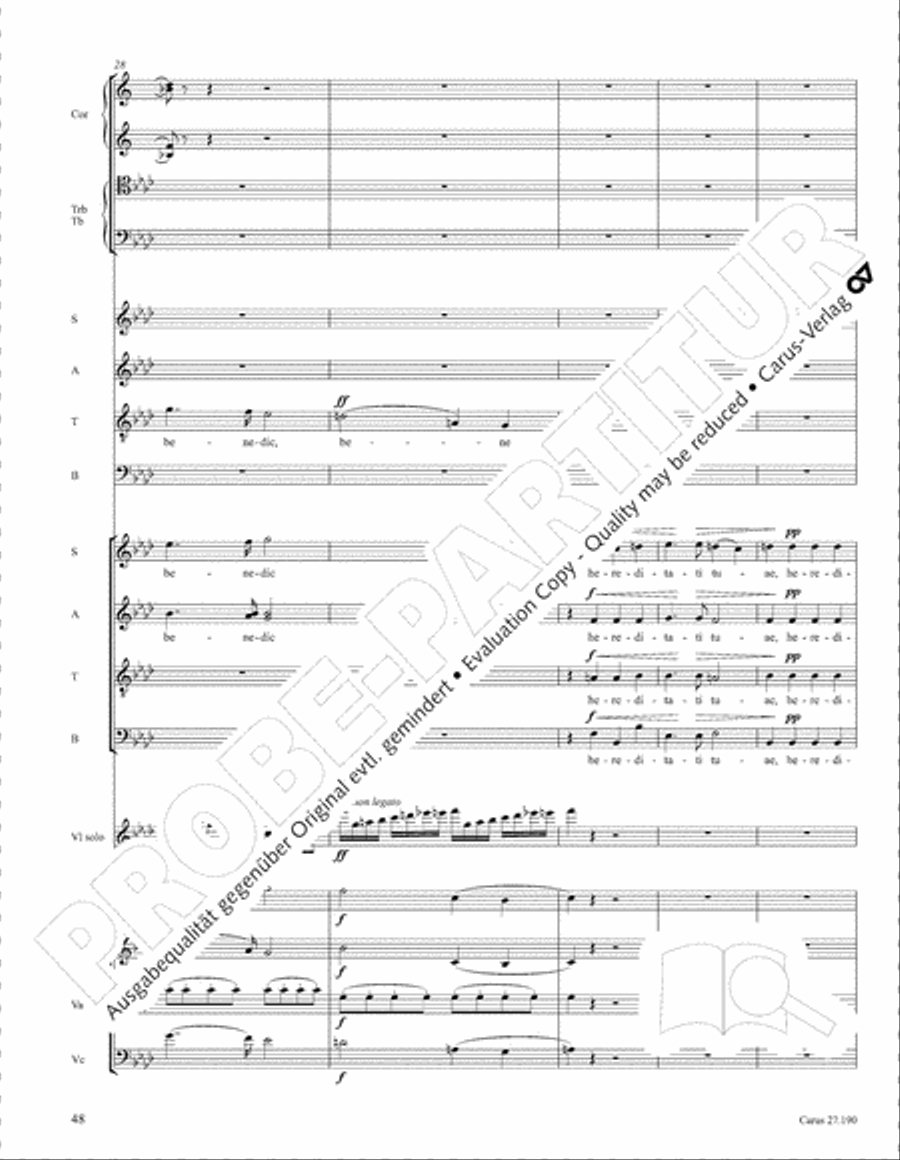 Te Deum 4-Part scores gallery preview page 55