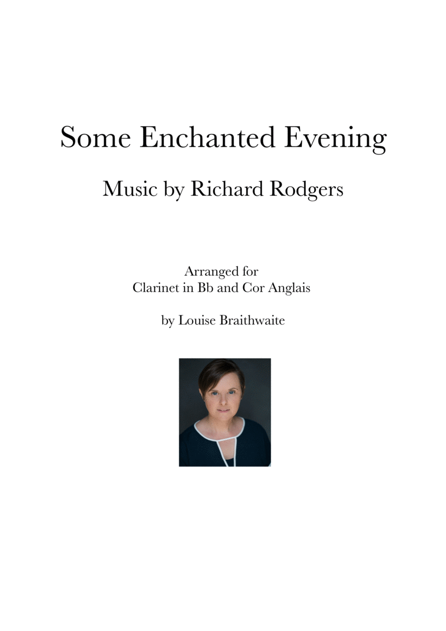 Some Enchanted Evening Woodwind Ensemble scores gallery preview page 1