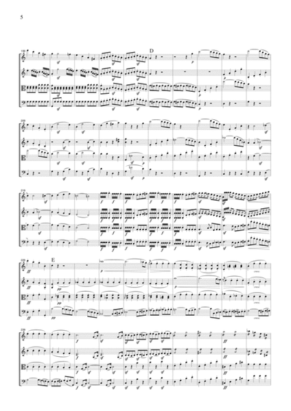 Beethoven Symphony No.1, 1st mvt., for string quartet, CB001 image number null