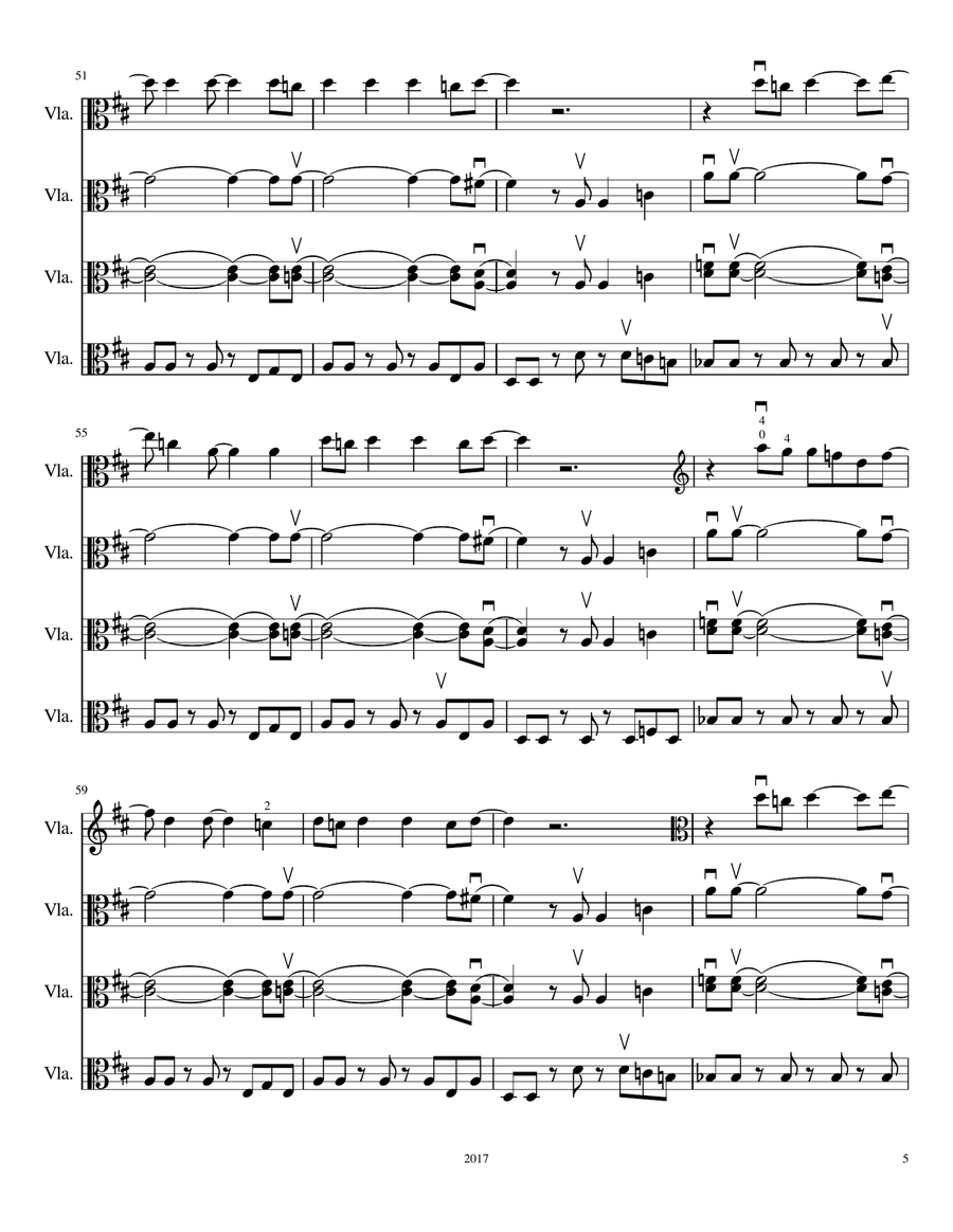 Happy Viola Solo scores gallery preview page 5
