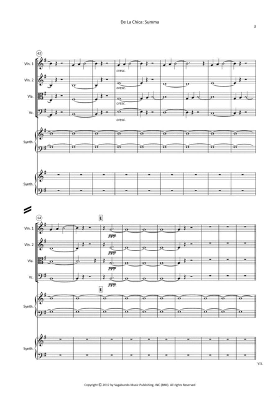 De La Chica: Summa Score and Parts scores gallery preview page 6