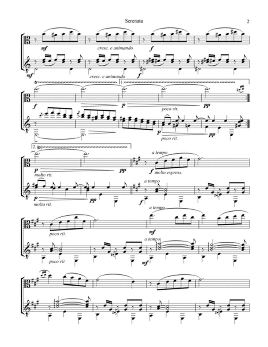 Serenata espanola for viola and guitar image number null
