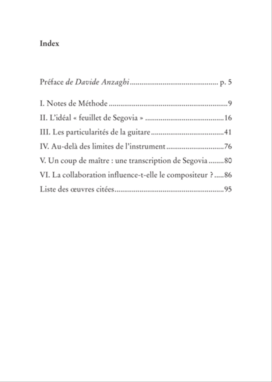 Un guitariste pour les compositeurs. Remarques et suggestions sur la composition pour guitare (+fichiers mp3). Préface de Davide Anzaghi School and Community scores gallery preview page 4