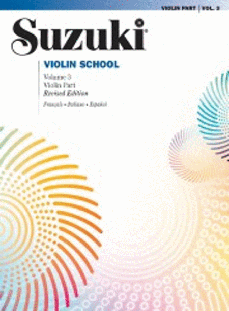Suzuki Violin School 3 ( Italian/French/Spanish )