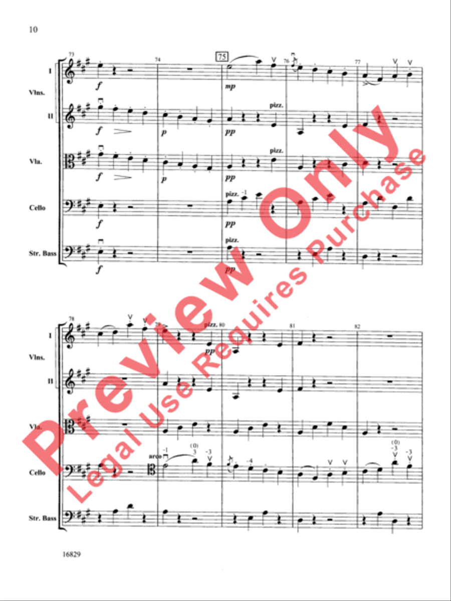 Classical Symphony String Orchestra scores gallery preview page 11