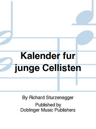 Book cover for Kalender fur junge Cellisten
