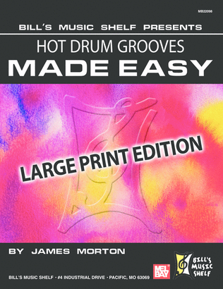 Book cover for Hot Drum Grooves Made Easy