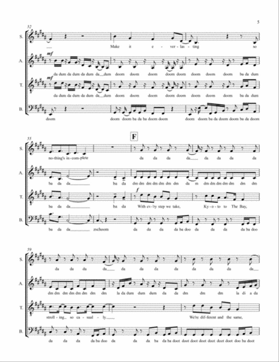 Rather Be 4-Part scores gallery preview page 5