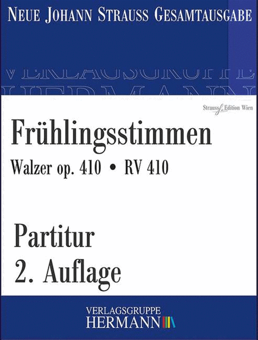Frühlingsstimmen op. 410 RV 410 Orchestra scores gallery preview page 1