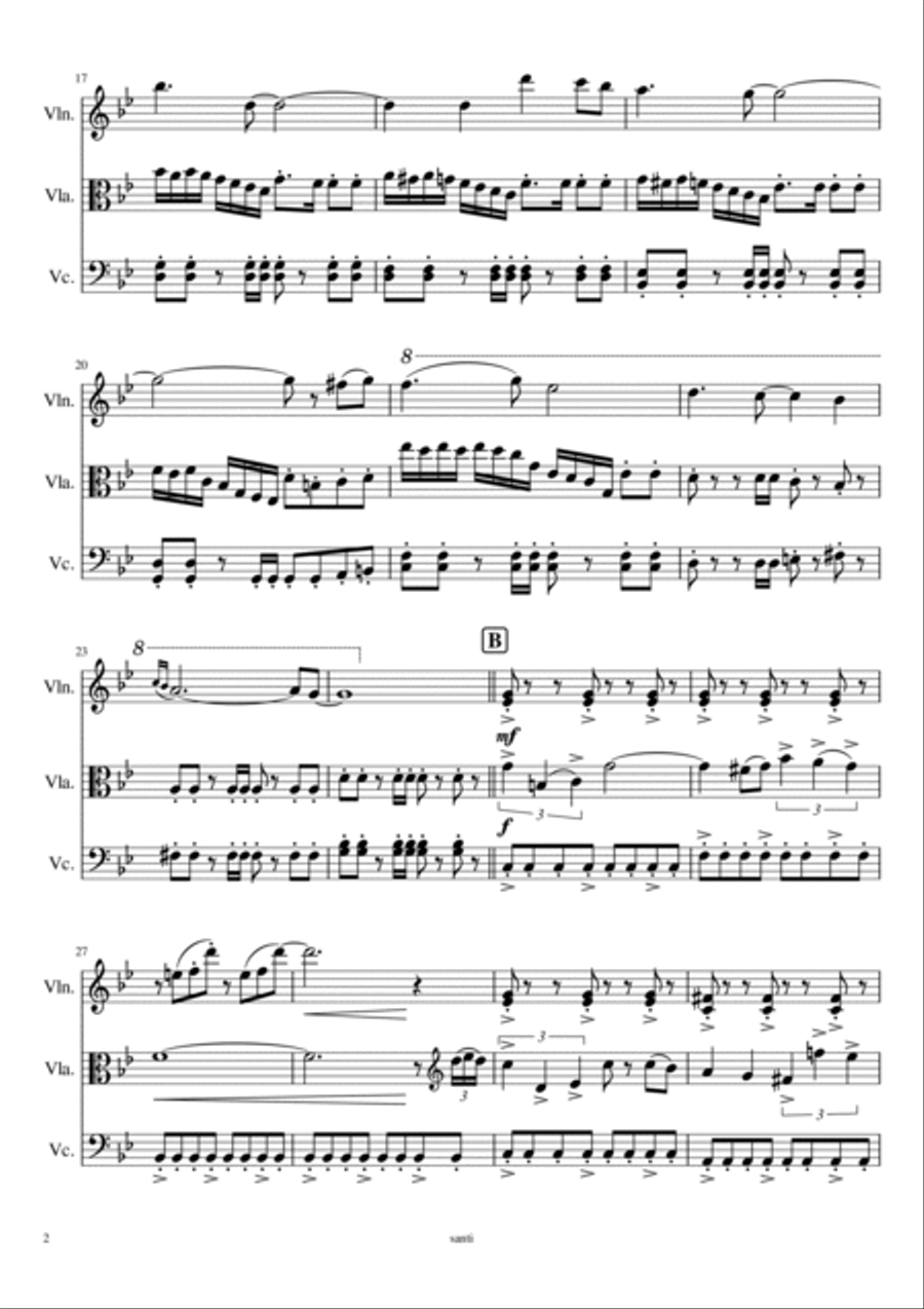 B Rossette B Rossette String Trio scores gallery preview page 2